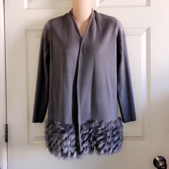🆕 ALFANI Fur Sweater - Picture 2 of 5
